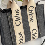 Chloe Small Woody Tote Bag With Strap